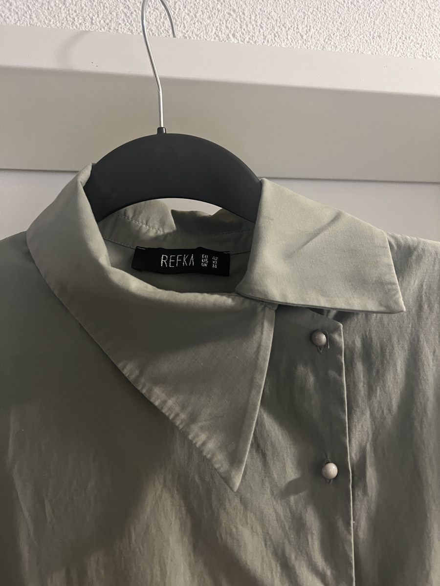 Tuniche: Schickes Hemdblusenkleid Gr. 42 REFKA grün/mint – Nuovo (secondo la descrizione) da Hölstein venduto da SelcCe 1