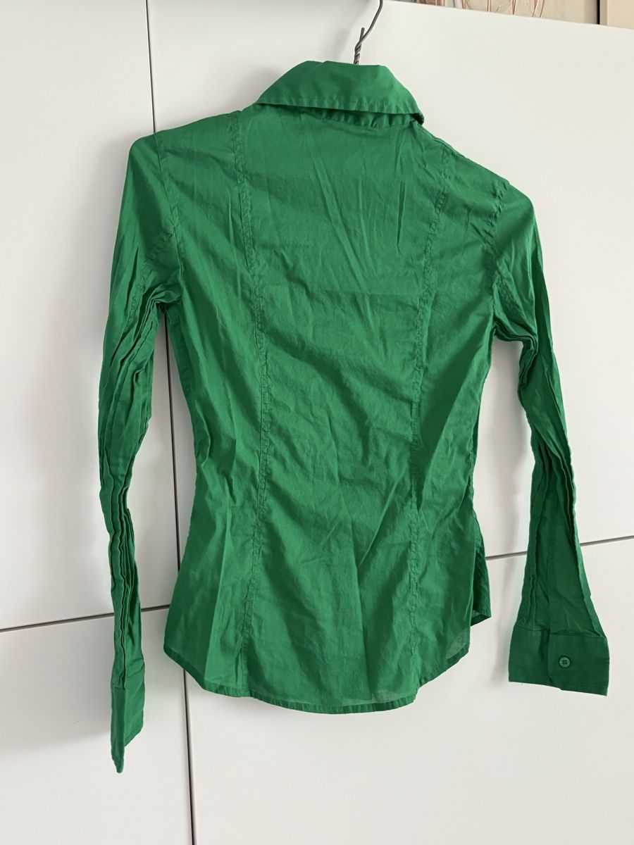 Chemisiers: Chemisier vert Mango Basic, taille XS – Parfait pour l'été! – Neuf (Voir description) à Pully par kaba07 4