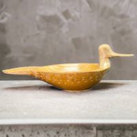 Tasse de berger en bois sculpté art populaire yougoslave