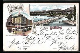 Litho Geneve, Hotel de l'Europe, Rue C