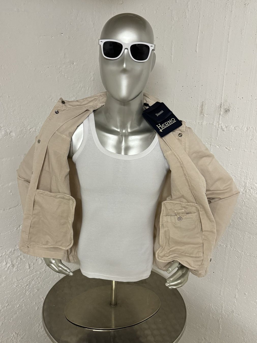 Camicie: HERNO Hemd mit Brusttaschen, Grösse 46 = M/L ... – Nuovo e nell'imballaggio originale da Chur venduto da Papageibarsch77 5