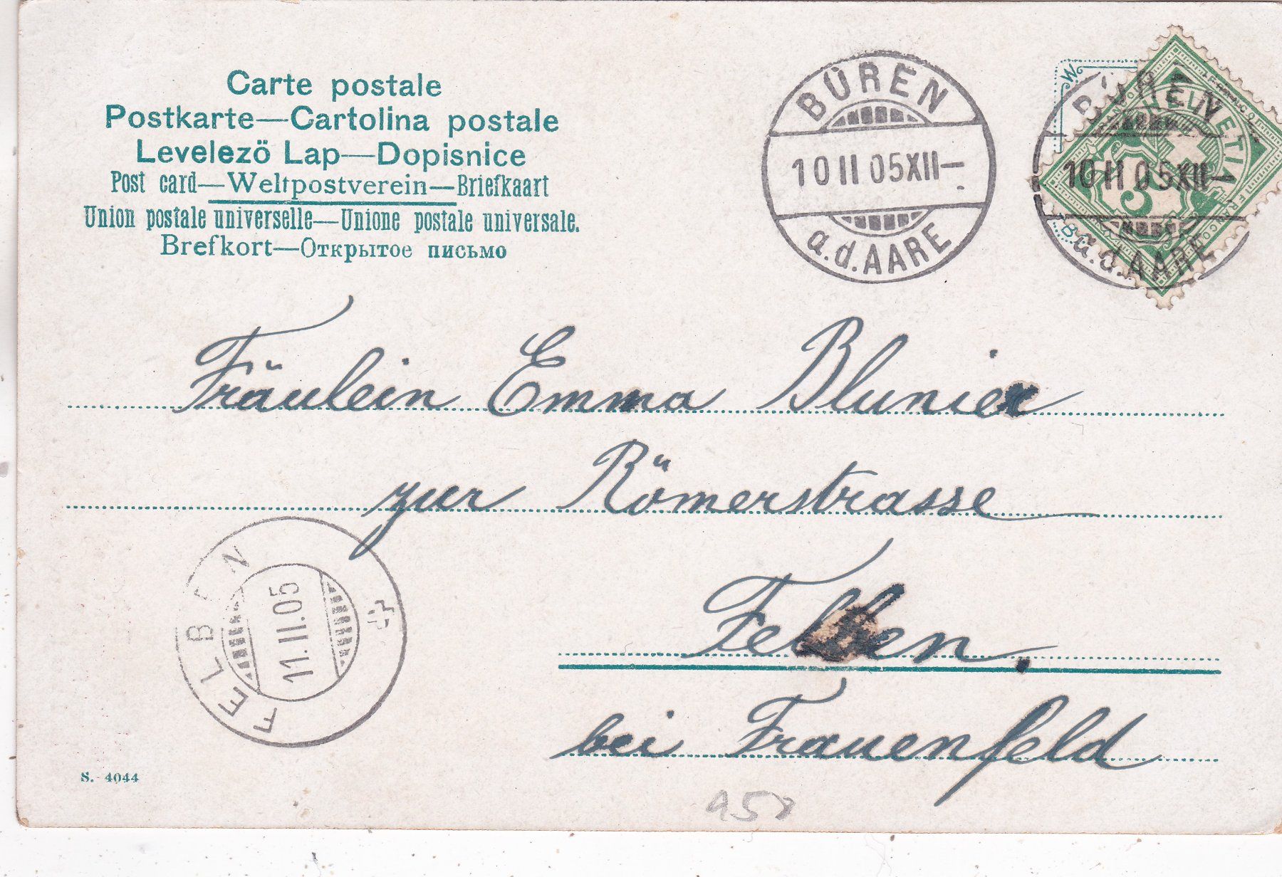 Cartoline postali: Kitsch Frau Mann Klavier 1905 – Usato da Herisau venduto da Lisegrat2008 1