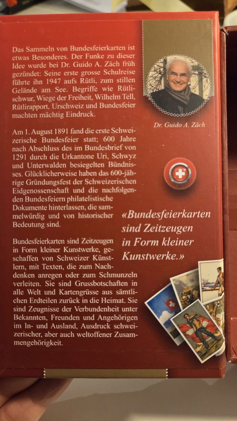 Tutti i francobolli: Box 100 Jahre Bundesfeierkarten alles Replikate – Usato da Arni AG venduto da Moth68 4