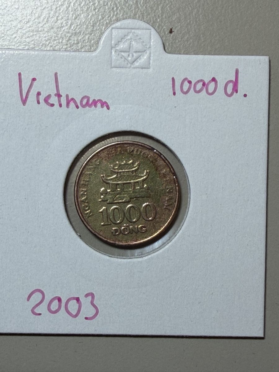 Alle Münzen: Vietnam - 1000 dong - 2003 – Gebraucht aus Payerne von Mike1682