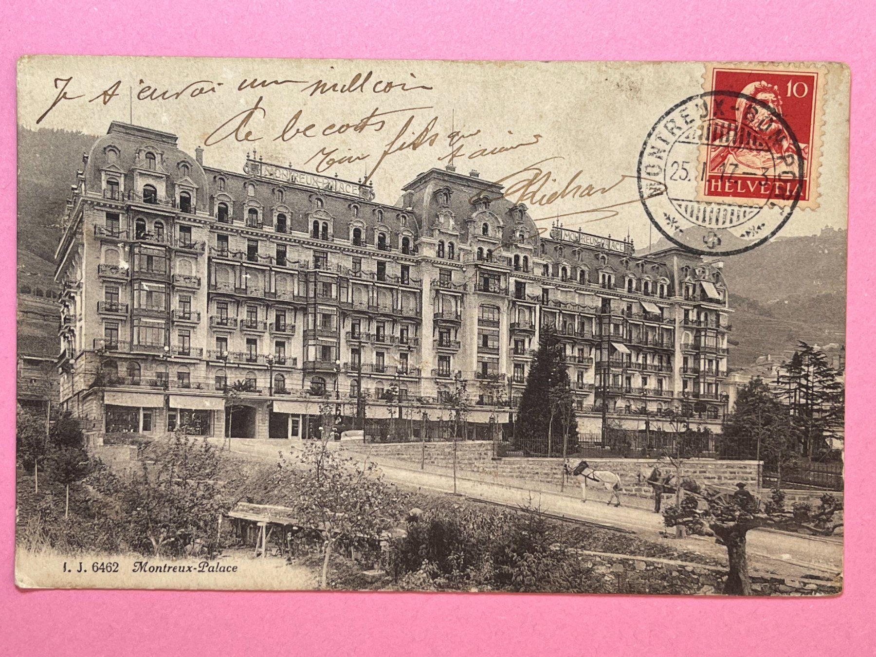 Cartoline postali: Montreux Palace – Usato da Steg VS venduto da danwer74