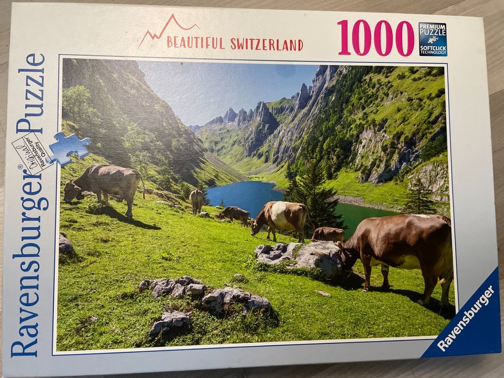 Puzzle Ravensburger 1000 Teile (Gebraucht) in Kappelen für CHF 6 – mit ...
