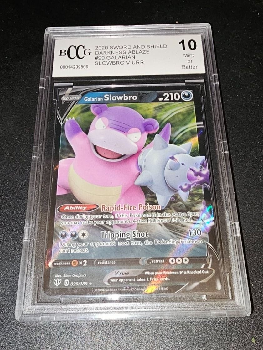 Pokémon Sammelbilder & Trading cards: Galarian Slowbro V PSA 10 BCCG Grading Mint – Neu (gemäss Beschreibung) aus Zollikofen von  3