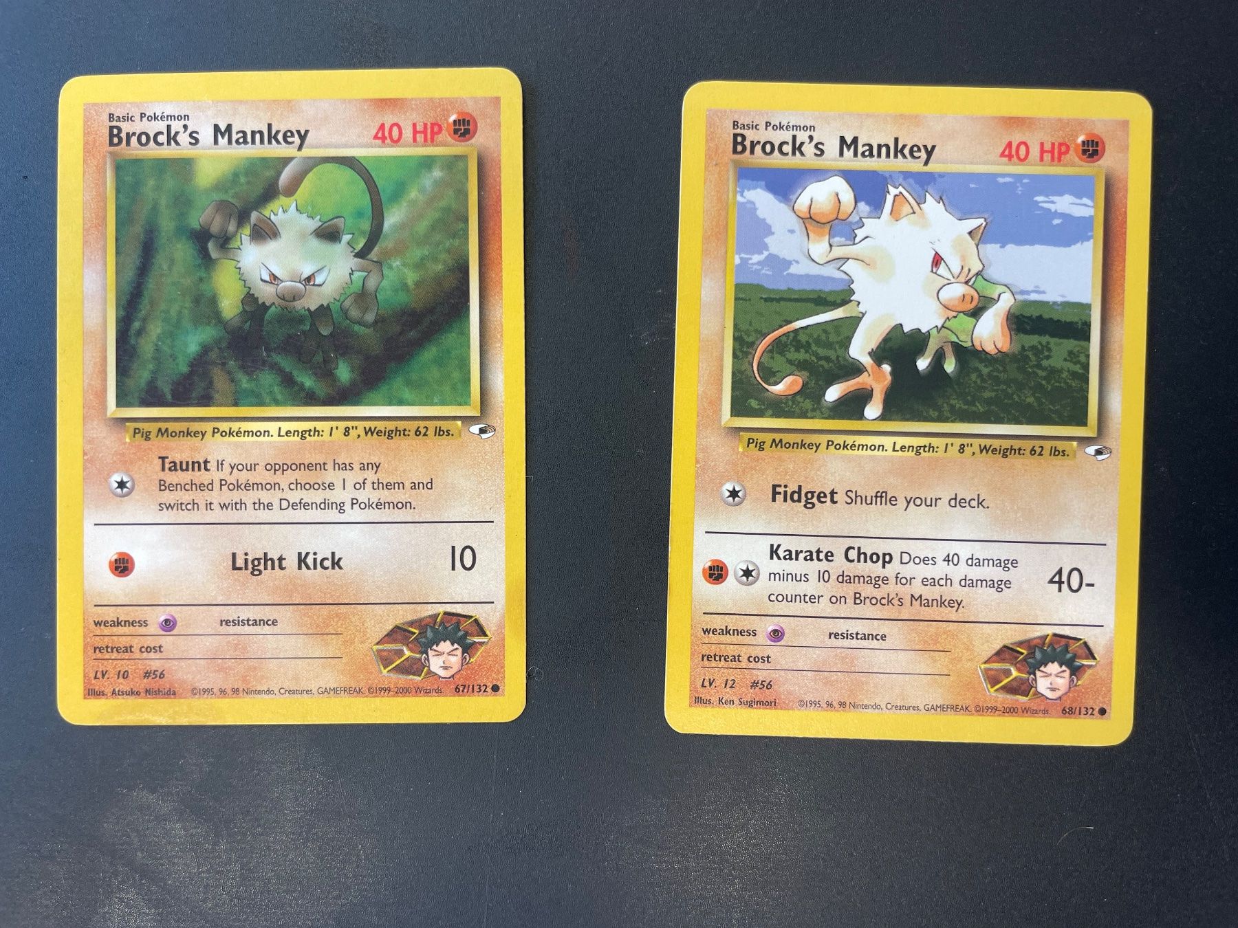 Pokémon Carte collezionabili: Pokemon Gym Hereos - Brock's Mankey's - en – Nuovo (secondo la descrizione) da Hütten venduto da yve_tf69