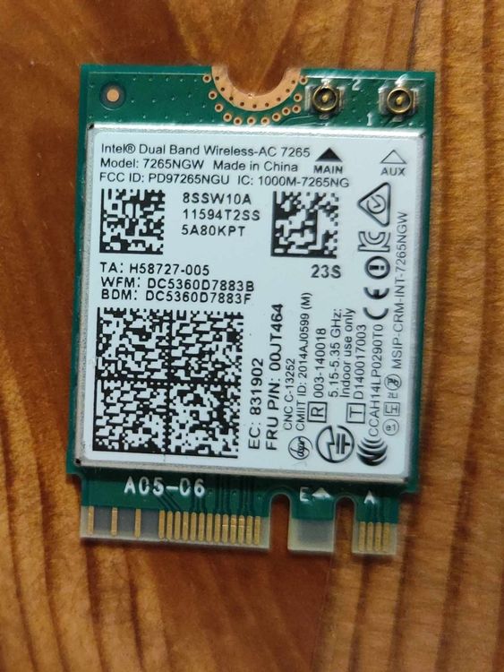 Intel Dual Band Wireless-AC 7265 (Gebraucht) in St. Gallen für CHF 13 ...