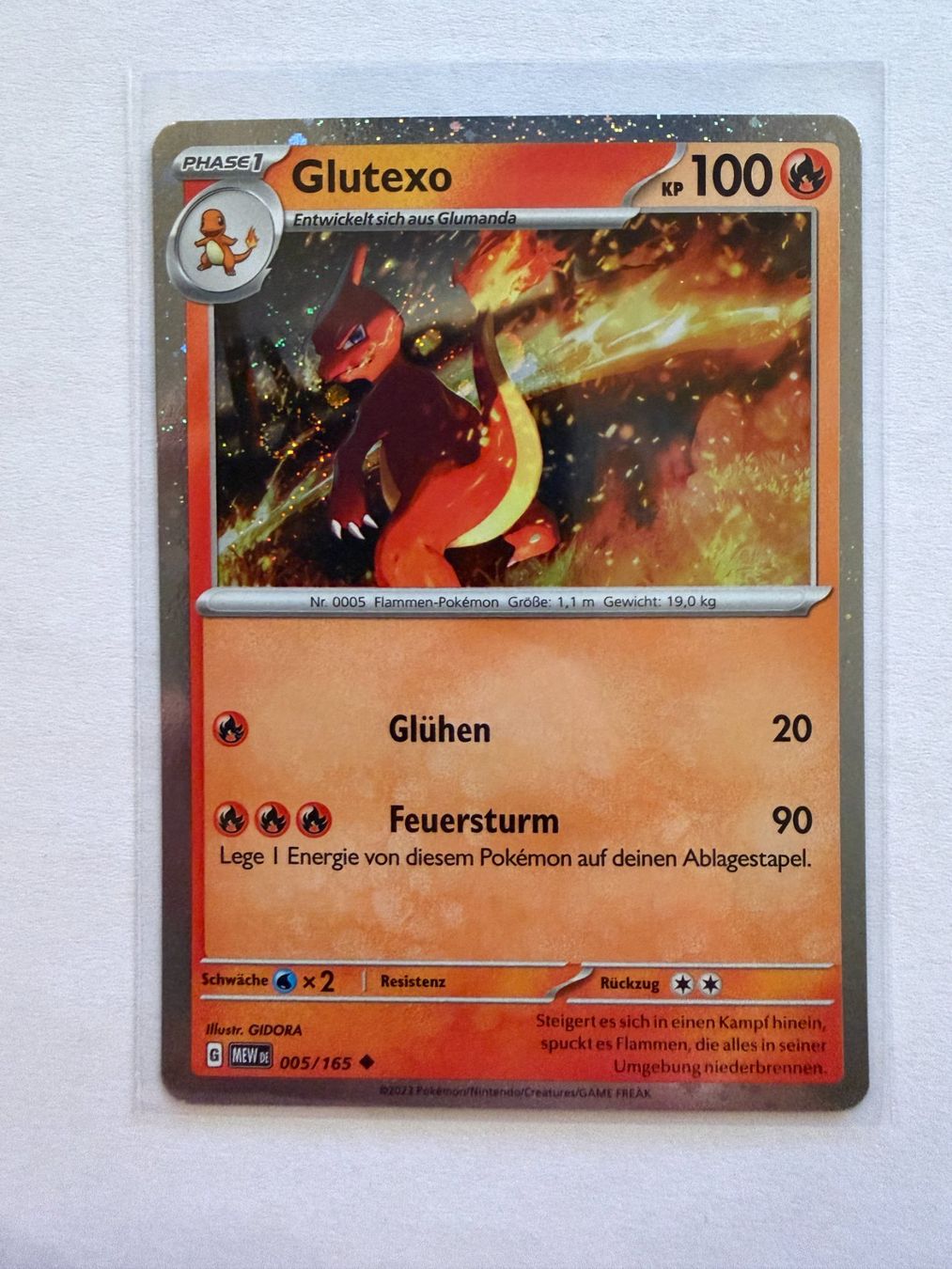 Pokémon Sammelbilder & Trading cards: Pokemon Glutexo 005/165 Holo 151 DE – Neu (gemäss Beschreibung) aus Weingarten-Kalthäusern von McGmavlo