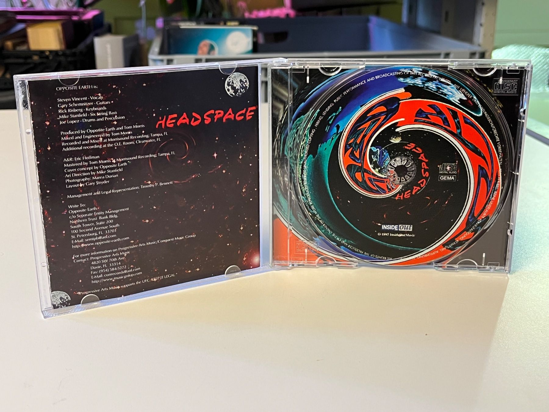 CD: Opposite Earth - Headspace - HJ31B – Usato da Küsnacht ZH venduto da hardrock.earth 2