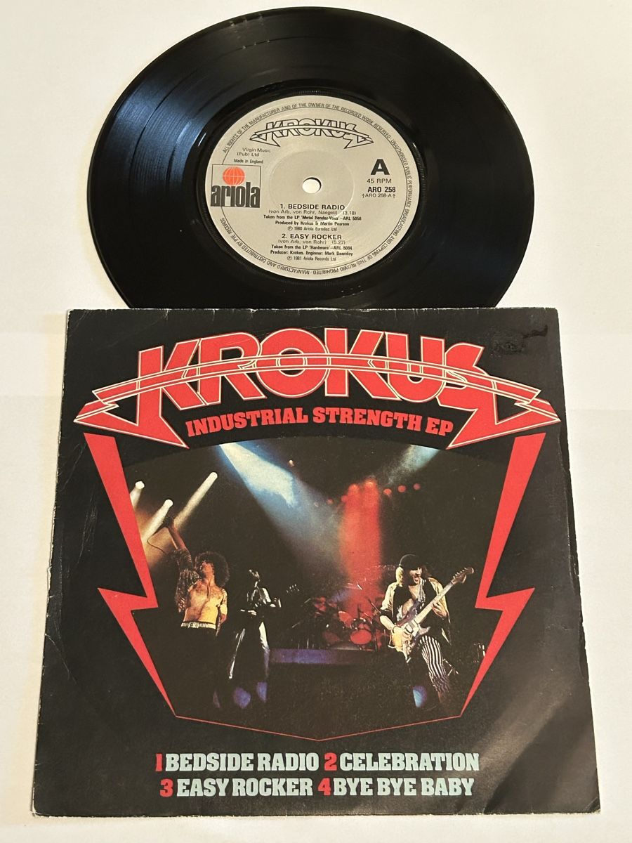 Dischi in vinile: Krokus. 4 Hammer Songs auf einer Single – Usato da Faulensee venduto da Mizuno06