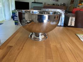 Champagnerbowl / Flaschenkühler XL – Silber (Wie neu)