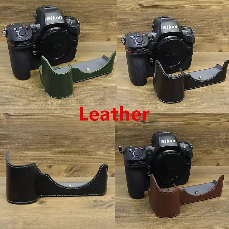 Nikon Cover & Protezioni schermo: Nikon Z8 Halfcase echtes Leder schwarz – Nuovo e nell'imballaggio originale da Bottighofen venduto da korimako 1