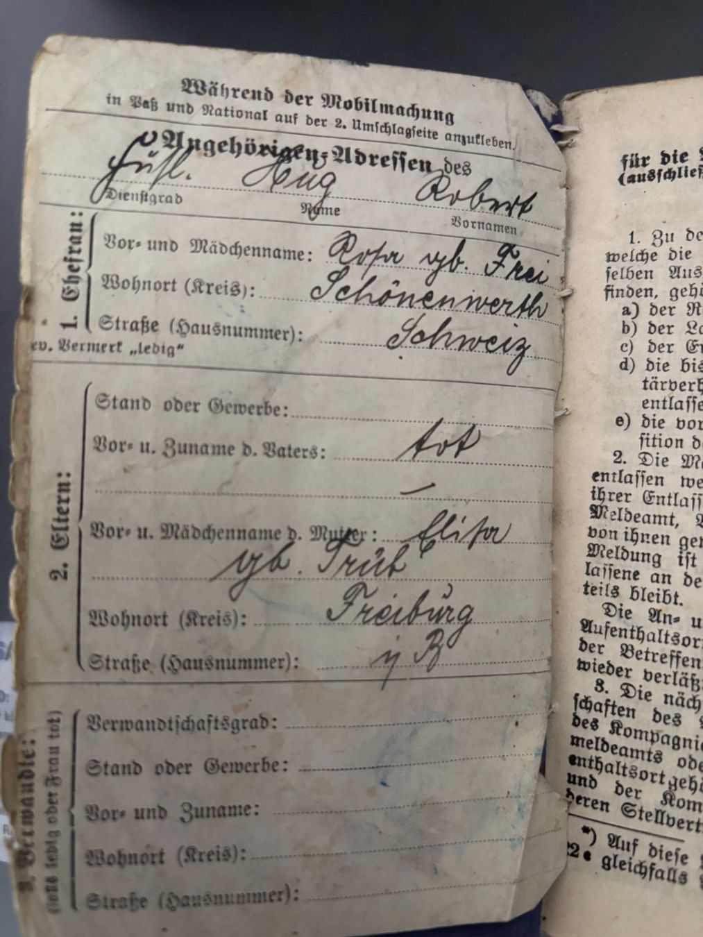 Documents: Alte Dokumente – D'occasion à Cazis par Orta8 2