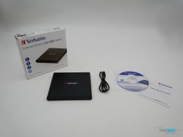 VERBATIM Externer Slimline USB CD/DVD-Brenner