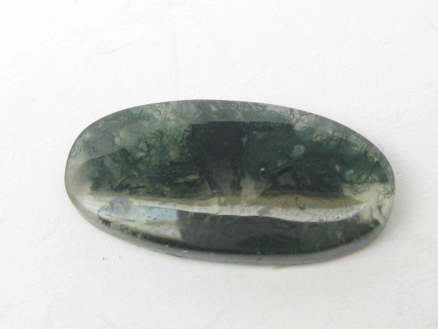 Minerali & Pietre curative: Moosachat Cabochon – Usato da Ermatingen venduto da Decovin 1