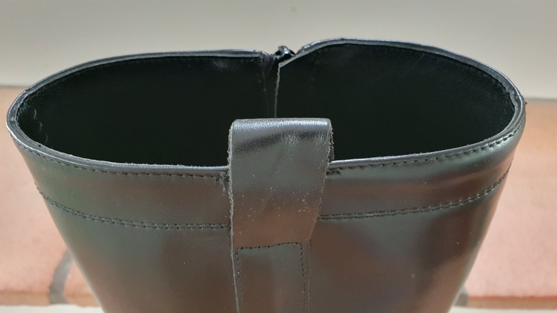 Damenschuhe: Elegante, schwarze Lederstiefel – Gebraucht aus Jona von Lucie.P 6