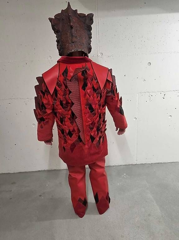 Costumi: Fasnachtskleid "Pilatus-Drache" – Usato da Luzern venduto da Luha1 4