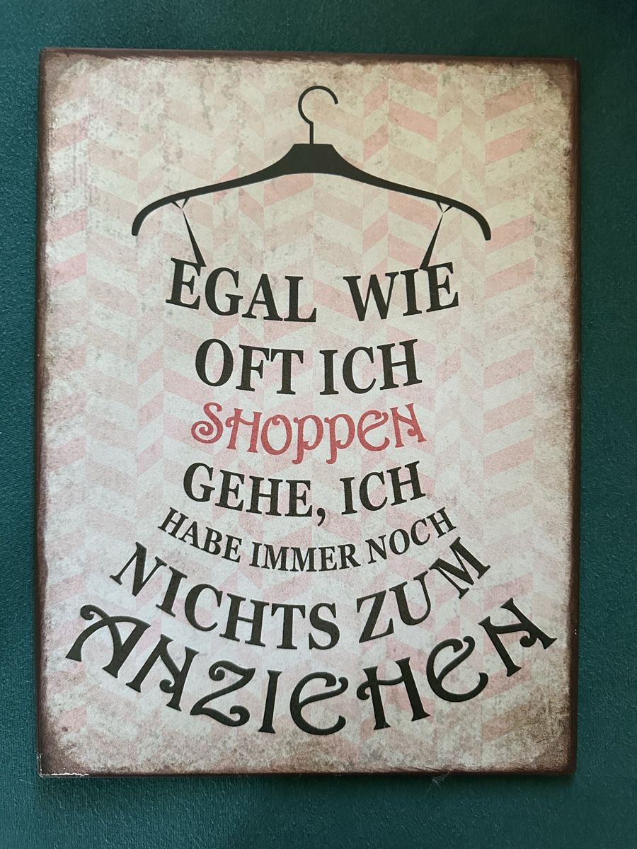 Ecriteaux: Deko-Schild - Vintage – Neuf (Voir description) à Wetzikon ZH par eli_k7fq