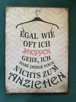 Deko-Schild - Vintage