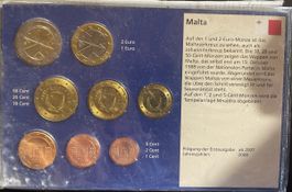 Malta Euromünzensatz 2008 Sammlung neuwertig