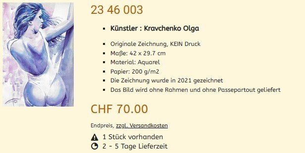 Tableaux: Liquidation !! Original Gemälde 23 46 003 – Neuf (Voir description) à Hagenbuch ZH par Art-Agency 1