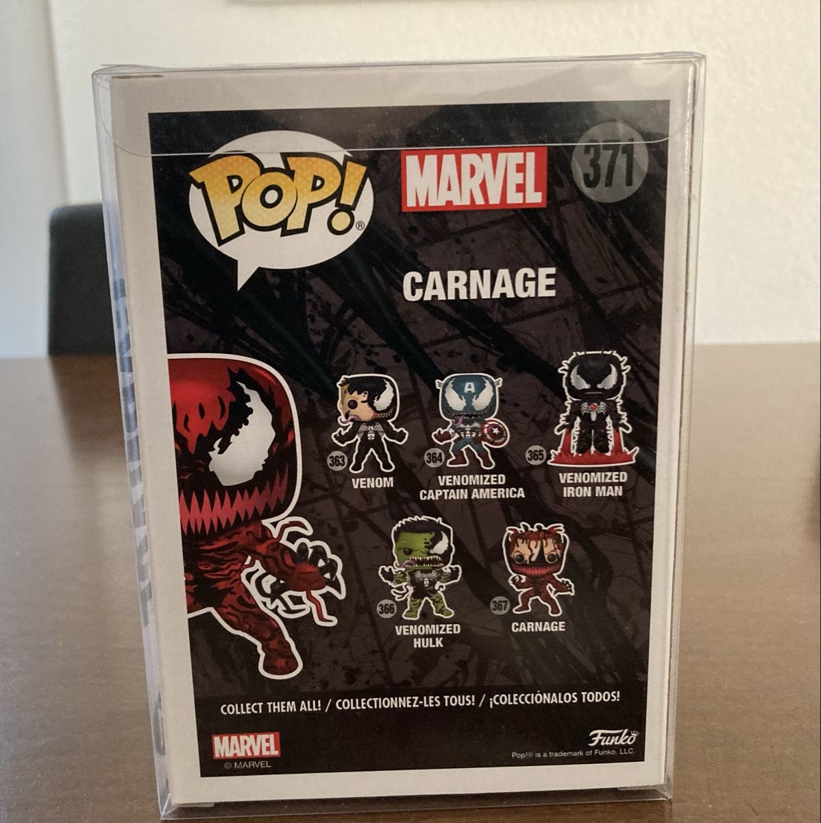 Funko Statuette: Funko PoP Carnage 371 Figur Comic Con Limited Venom Marvel – Nuovo (secondo la descrizione) da Lyss venduto da Mimazibi12 4