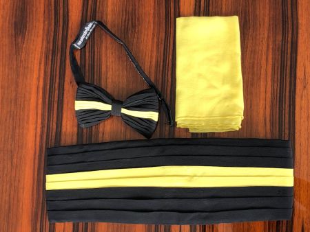 ITALO FERRETTI Kummerbund Set mit Fliege und Einstecktuch