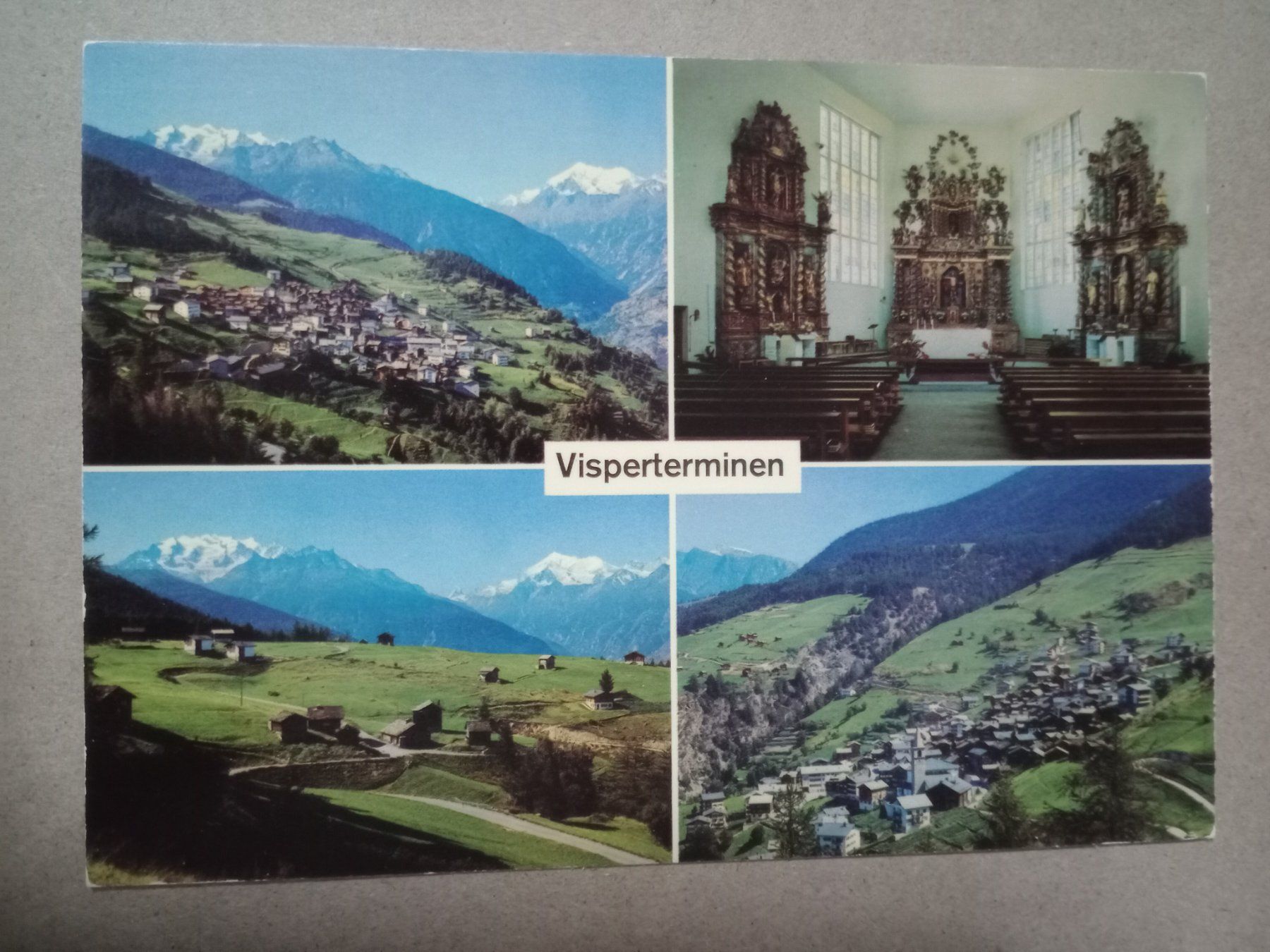 Cartes postales: Ak Wallis Visperterminen mehrbildrig – D'occasion à Küttigen par Melisch1000