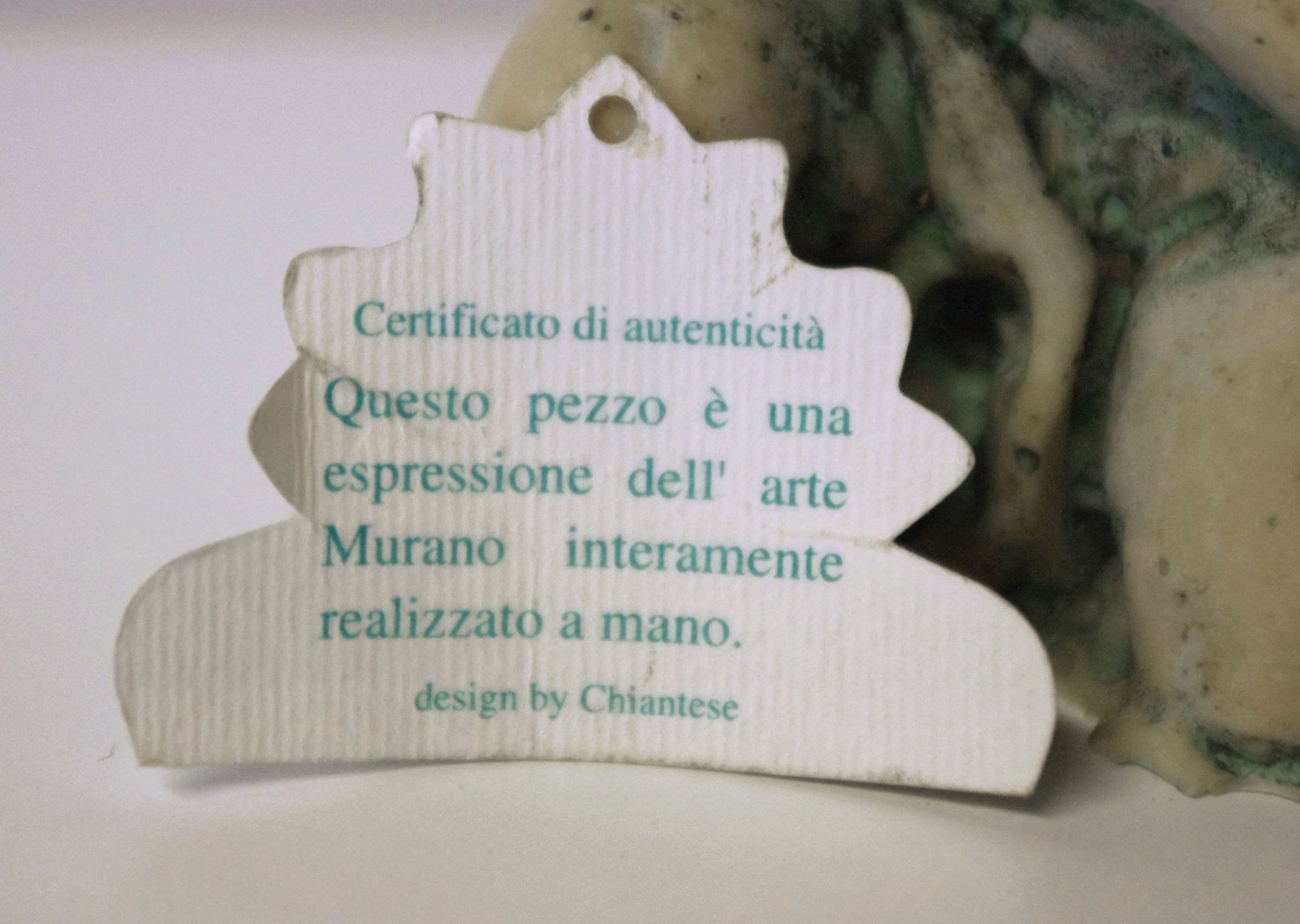 Murano Statuette: Glasblume und Engeli mit Murano Amphore by Chiantese – Usato da Meggen venduto da Brockitare 8