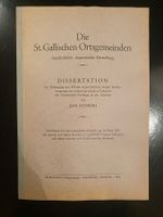 Die St.Gallischen Ortsgemeinden - antiquarische Dissertation