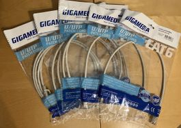 Patchkabel Gigamedia CAT 6 U/UTP 2x0.5m, 2x1.0m, 1x2.0m