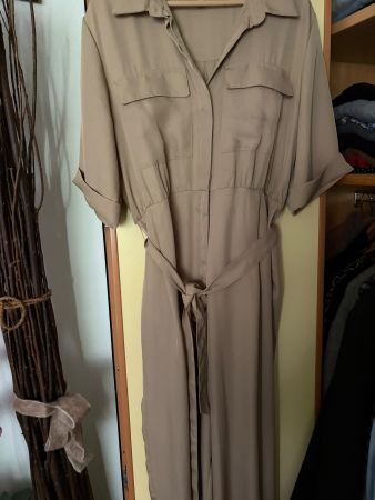 H&M Jumpsuit beige Grösse 48 guter Zustand