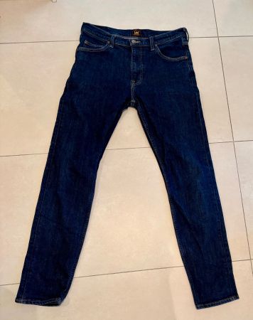 Dunkelblaue LEE RIDER Jeans für Herren, W32, L34