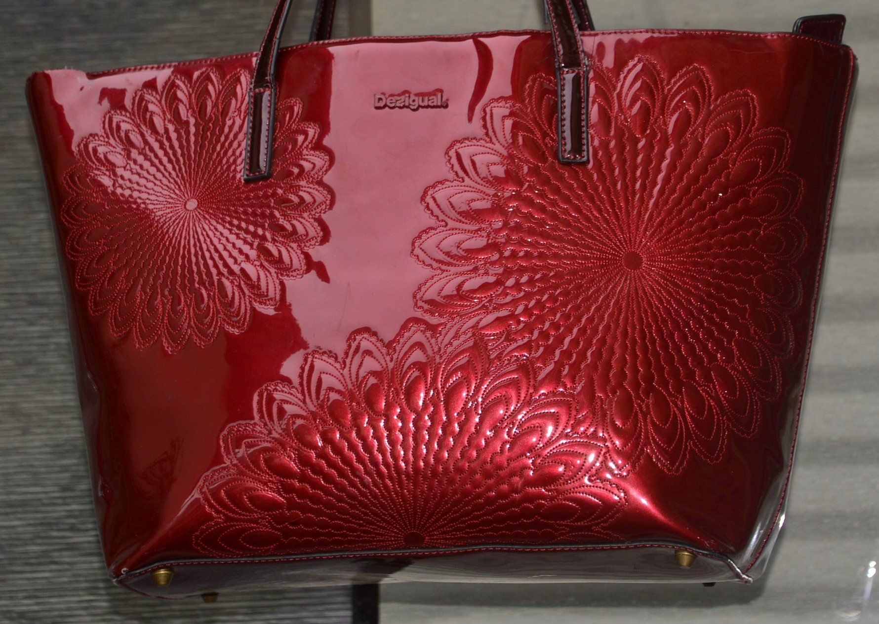 Desigual Taschen für Damen: Tasche / sac Desigual rouge / Rot – Gebraucht aus Collonges von arashee 1