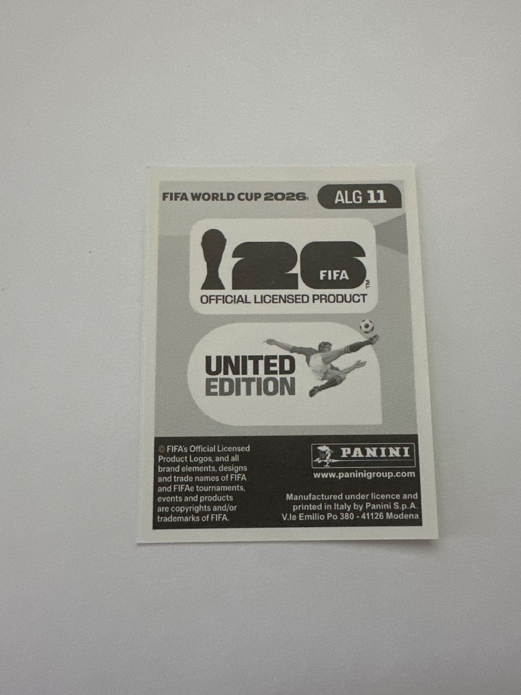 Panini Sammelbilder & Trading cards: Panini FIFA WM 2026 Sticker - ALG 11 – Gebraucht aus Sulz AG von DealWerk 1