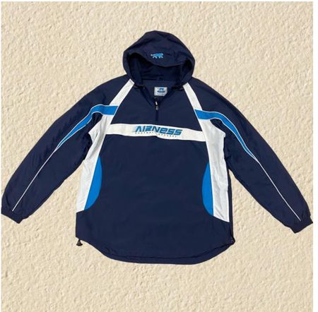 Airness Regenjacke Vintage, Poncho Übergangsjacke y2k style