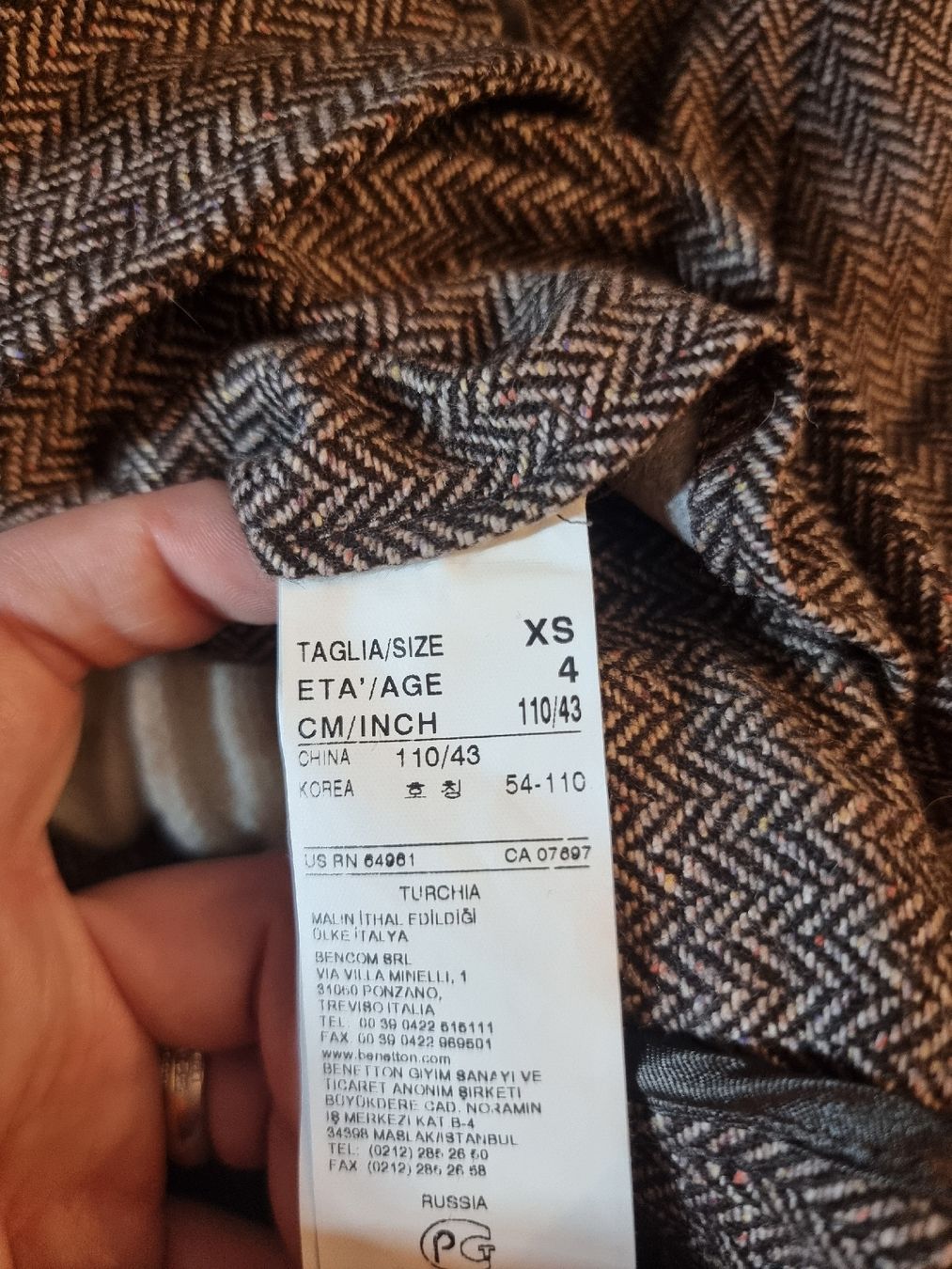 Benetton Giacche & Cappotti: Süsse Jacke Gr. 110 Mädchen – Usato da Pratteln venduto da Malvea 2