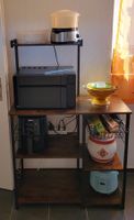 Kitchen Shelf Unit Brown Metal Frame Used Good Condition