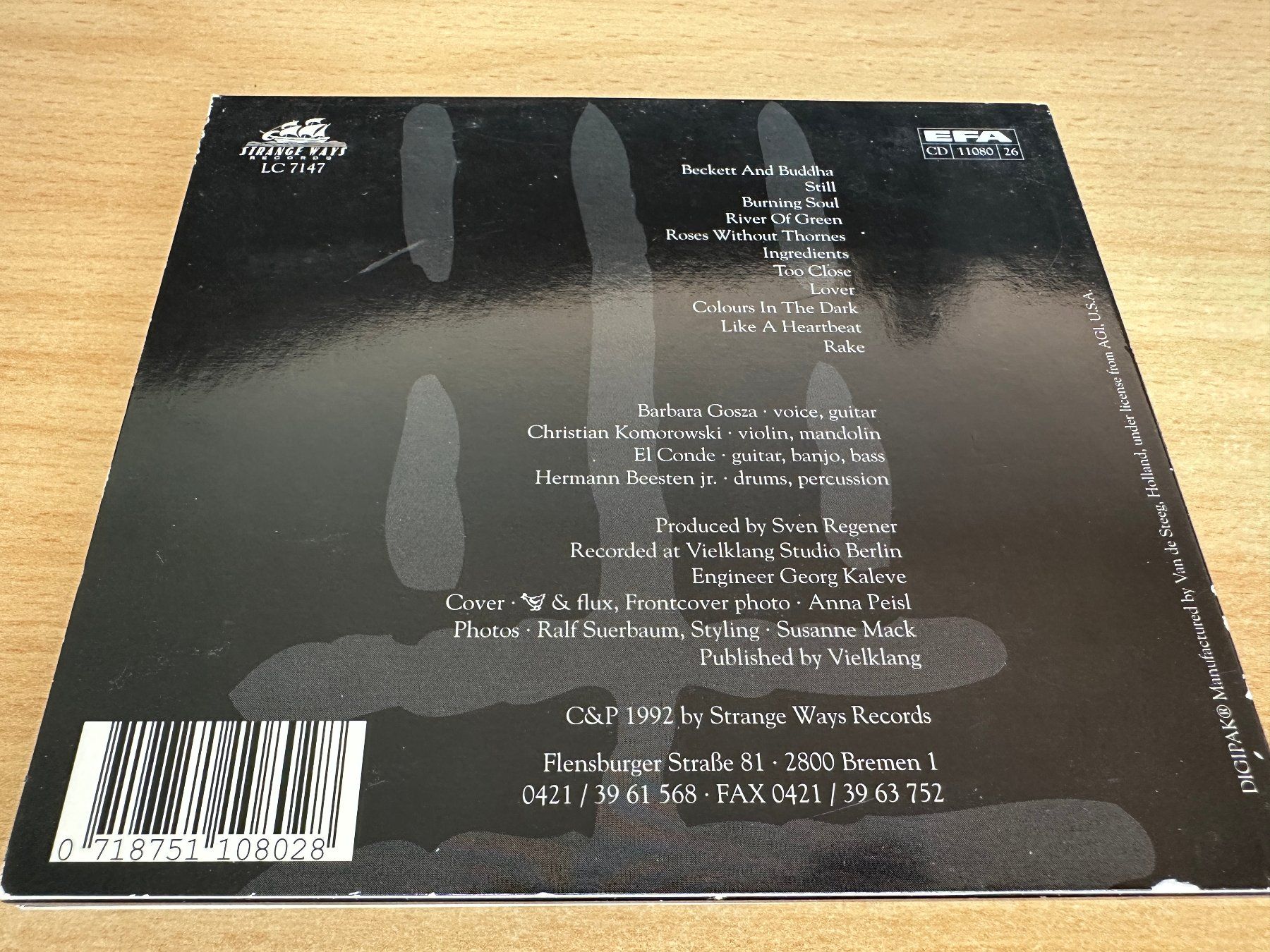 CDs: Barbara Gosza – Becket & Buddha – Gebraucht aus Rikon im Tösstal von Alpenmutz 1