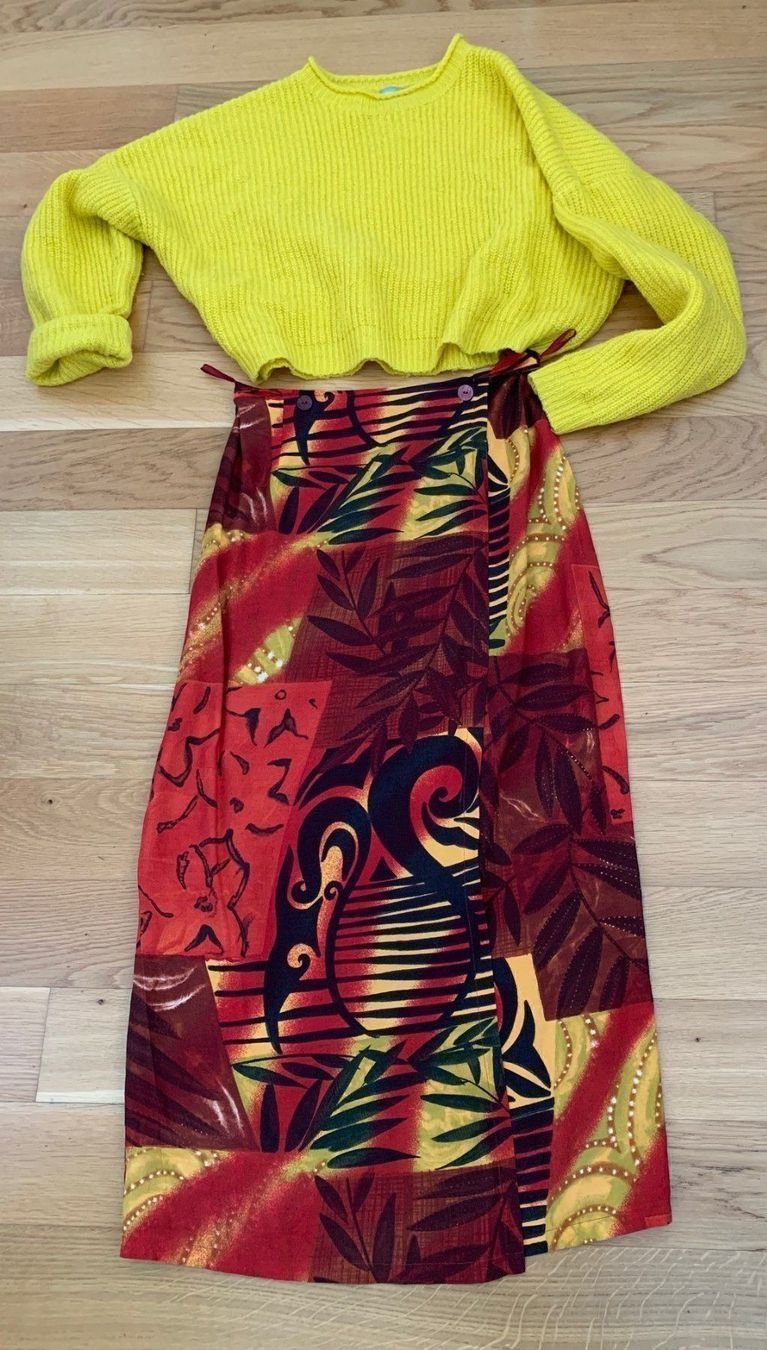 Röcke: Wunderschöner Maxirock, rot-gelb-schwarz – Gebraucht aus Kreuzlingen von shopaholicatheart_3 5