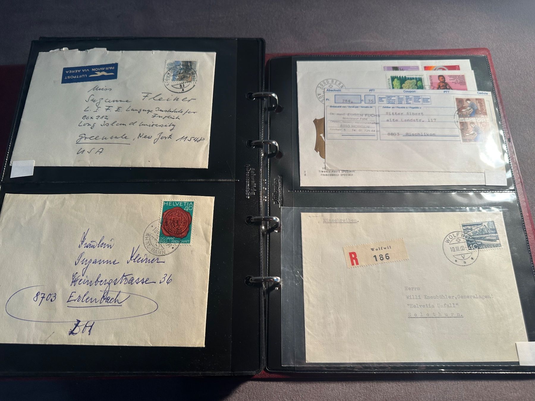 Tous les timbres: Album Schweiz Sammlung Briefe und FDC – D'occasion à Stettfurt par 2442 6