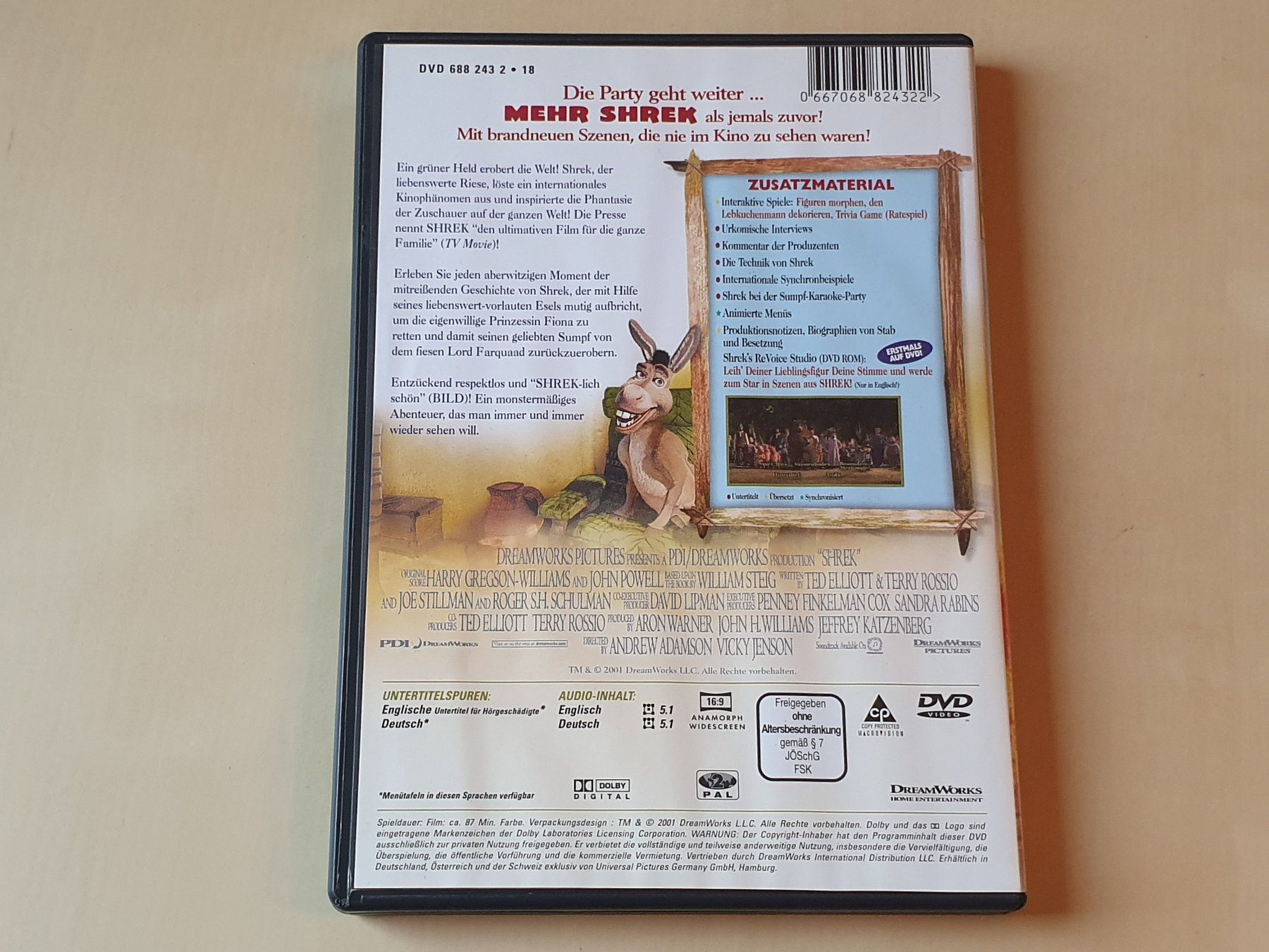 Tutti i DVDs: Shrek – Usato da Stansstad venduto da collectorsshop 1