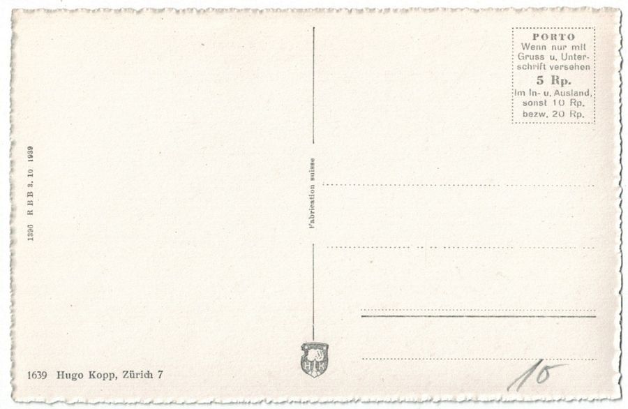 Cartoline postali: Brüttelen, Aebiheim um 1940 – Usato da Frauenfeld venduto da POML 1