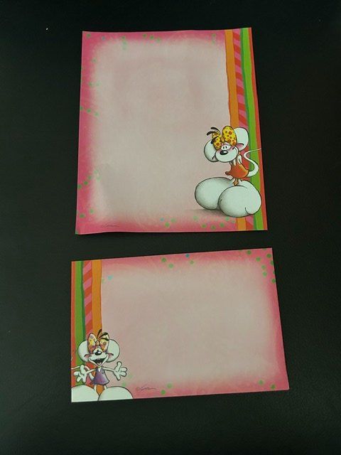 Carta: Diddl / Diddlina Briefpapierbox rot – Nuovo (secondo la descrizione) da Kloten venduto da Monkell 1