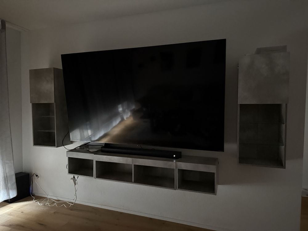 Wohnwand / TV-Wand mit viel Stauraum, neuwertig! (Gebraucht) in ...