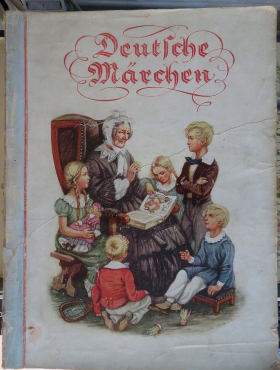 Libri: Antikes Märchenbuch "Deutsche Märchen", 1939 – Usato da Rombach venduto da Masading
