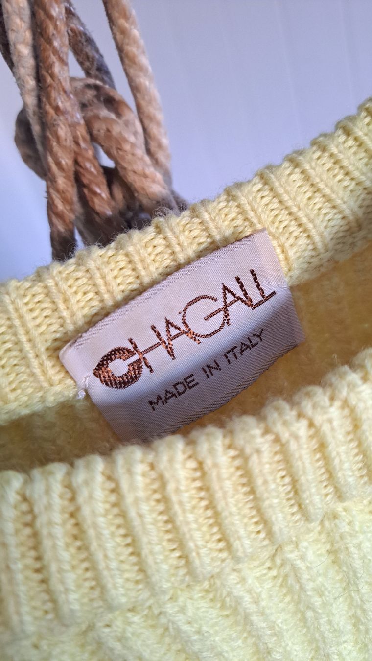 Maglioni & Felpe: CHAGALL 80s vtg Merino Pullover Pulli Strickpullover S M 38 – Usato da Mollis venduto da Fauchi99 1