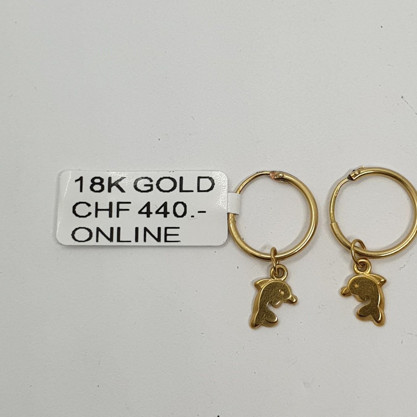 Orecchini pendenti & Orecchini a lobo: Echt 18K Gold - Delfin Ohrring – Usato da Luzern venduto da Goldhaus-Luzern 2